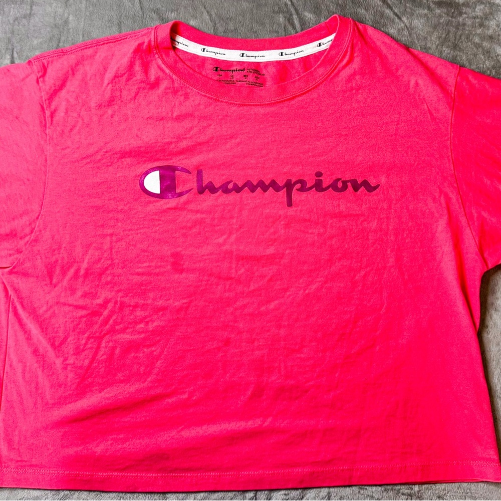 Champion Pink Crop Top